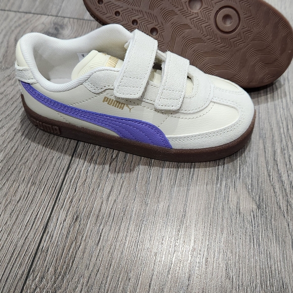 Puma Kids Sneakers in Cream and Lavender - Picture 4 of 5